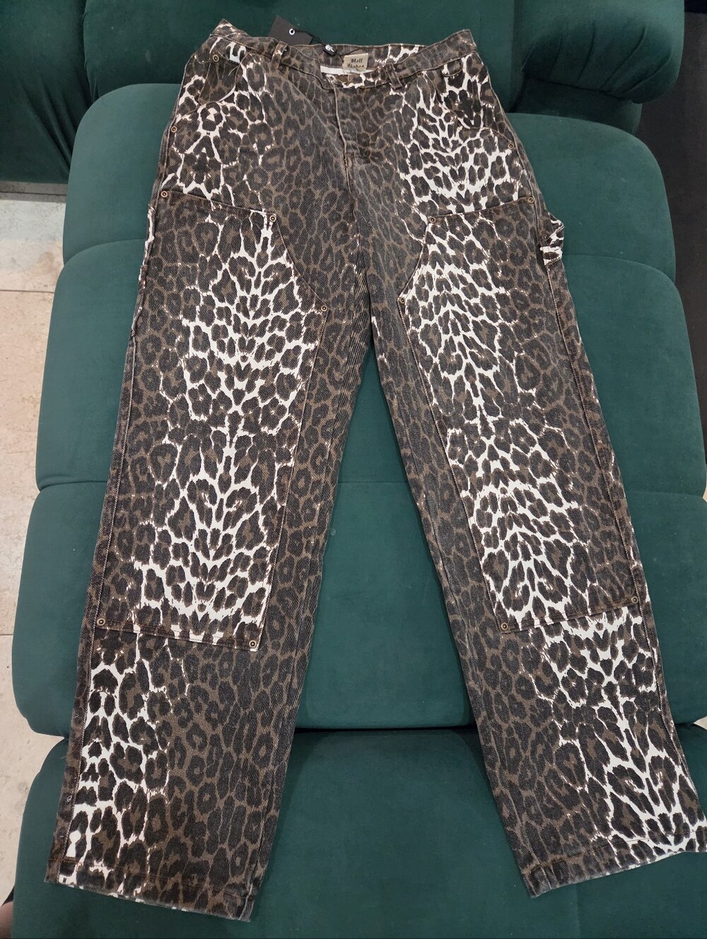 Hell Babes Leopard Print Women’s Gravedigger Pant